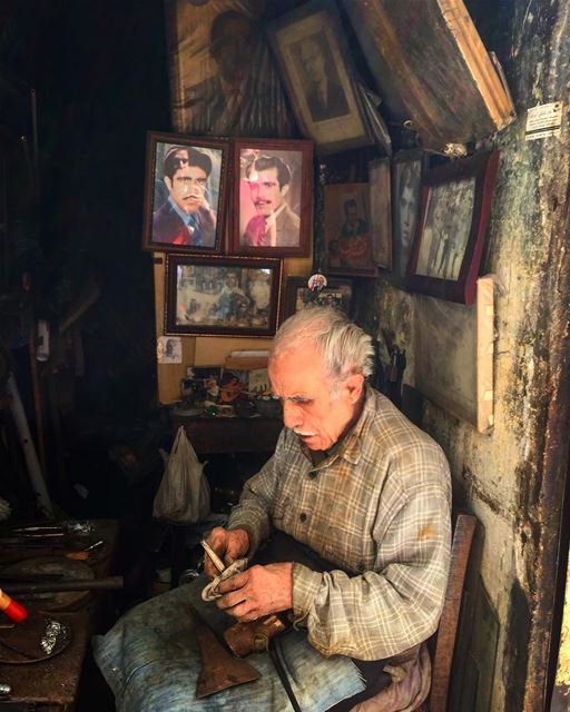 Frames unfolding the history of brave hands. authentic  old  handmade ... (Tripoli, Lebanon)