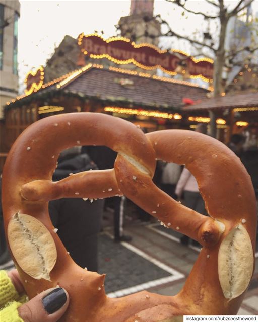 Frankfurt, Germany: today’s storm has me dreaming of warm pretzels and... (Frankfurt, Germany)