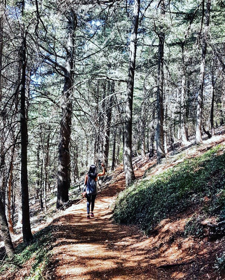 🌸Freedom...is being YOU without anyone's permission🌸 chouf  hiking ... (Maasser Ech Chouf, Béqaa, Lebanon)