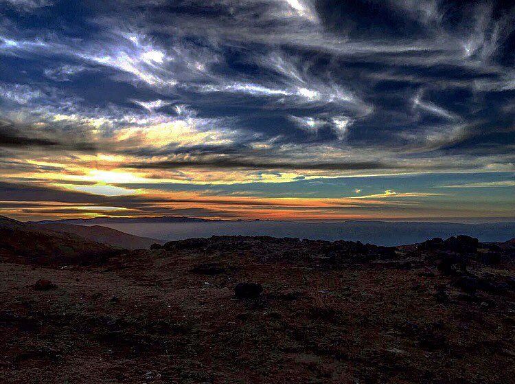 Freezing your ass to death at 4 in the morning is worth it when you get to watch a sunrise like this. (Sanine Mountains)