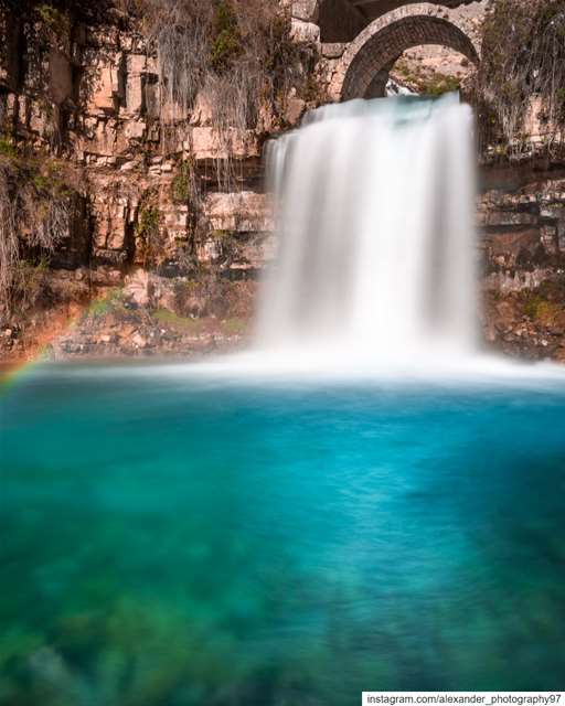 Fresh from the heart of the mountains - Afka falls lake. lake  falls ... (Afka, Mont-Liban, Lebanon)