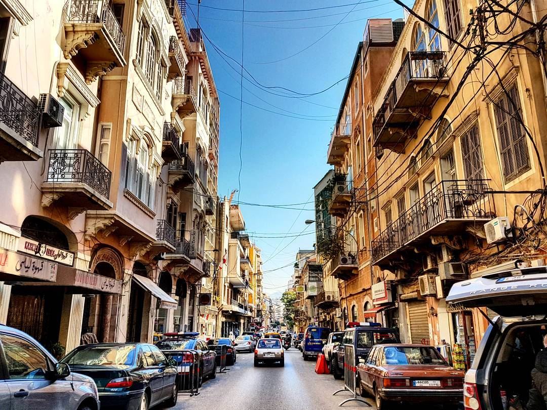 Friday Dreaming  wishiwasthere  bigbluesky  gemmayze  scene  citylife ... (Beirut, Lebanon)