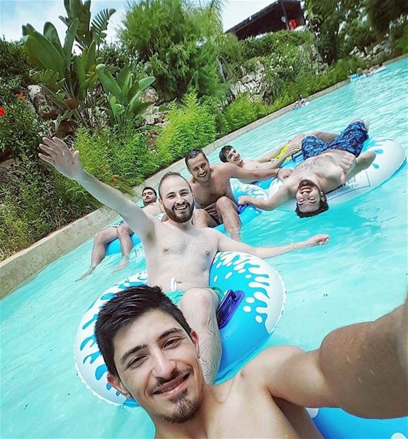  friends 💚💙 summer  summertime  fun  waterpark  lebanon  happy ... (Waves Aqua Park and Resort)