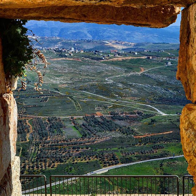 Frm the cliff-top crusader castle south lebanon  fortress ...