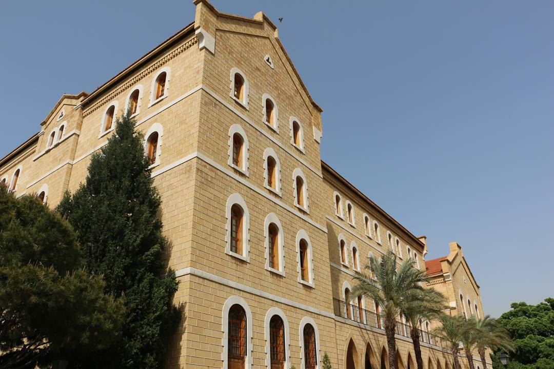 From bottom to top... angle  bottomtotop  oldbuildings  historical ... (American University of Beirut (AUB))