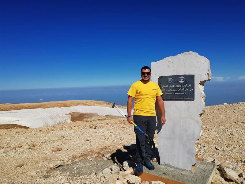 From the highest peak in Lebanon: "QORNET EL SAWDA" 3088m lebanon ... (القرنة السودة)
