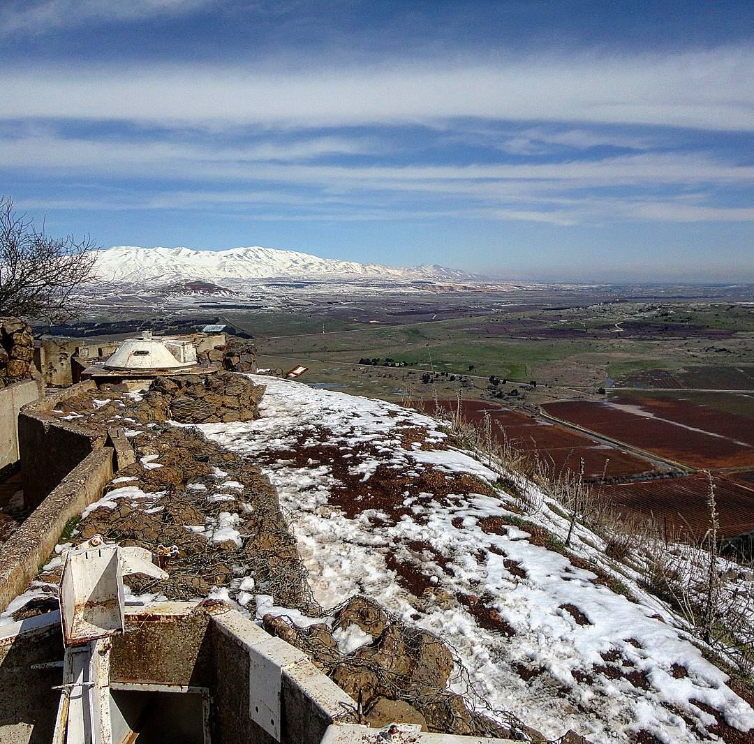 ●○● ... from the Israeli occupied Golan Heights looking into Syria. The... (Israel/Lebanon/Syria Border)