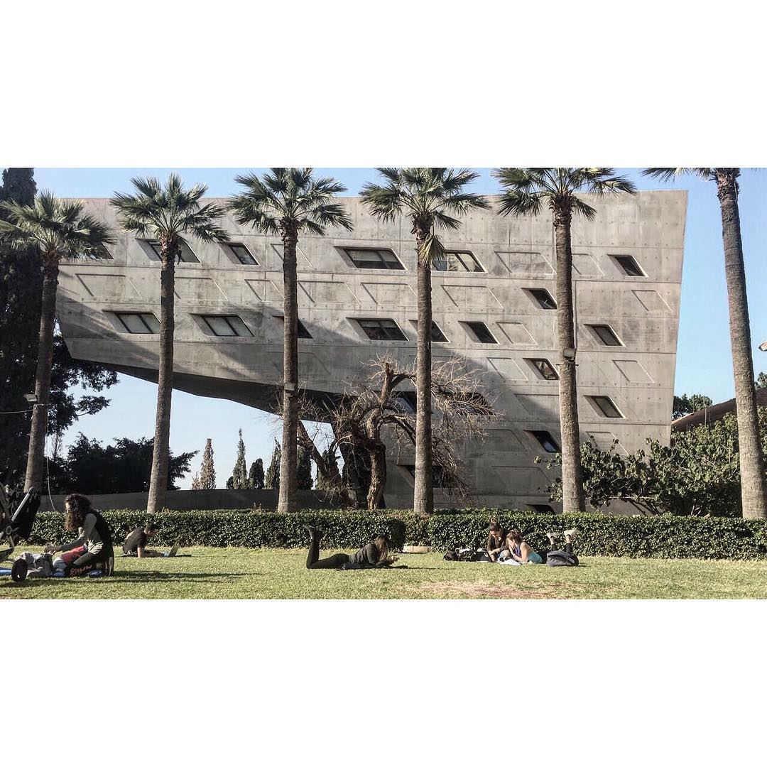 Frozen music......... archdaily  architecture  architecturelovers... (American University of Beirut (AUB))