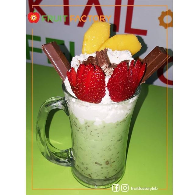 @fruitfactoryleb -  Save your Hunger for this Chilled  Avocado mixed with... (Fruit Factory)