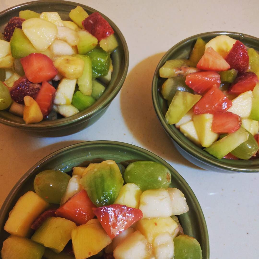  fruitsalads   fruit   fresh  tasty😋  afterlunch   organico  ...