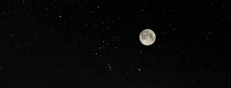 Full Moon From Lebanon sky