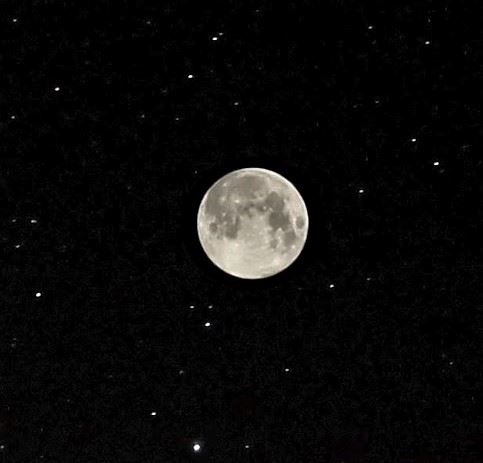 Full Moon From Lebanon sky