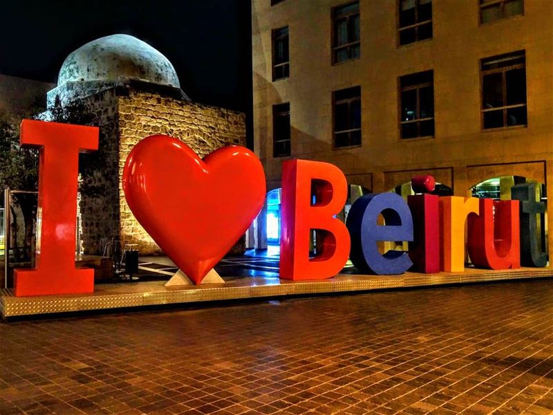 G❤❤D  n i g h t •••• lebanon dt beirut livelovelebanon livelovebeirut... (Downtown Beirut)