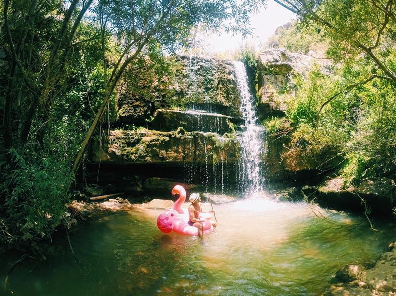 Gems🚿........ flomina  gems  waterfall  lebanon  faraya  cold ... (Faraya, Mont-Liban, Lebanon)