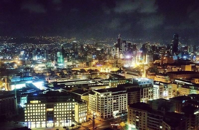 Geode  crystalline  night  urban  landscapes  architecture  citylife ... (Beirut, Lebanon)