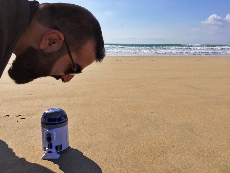 Get in my belly  r2d2Photo by: @jubranelias (Tyre-Beach)
