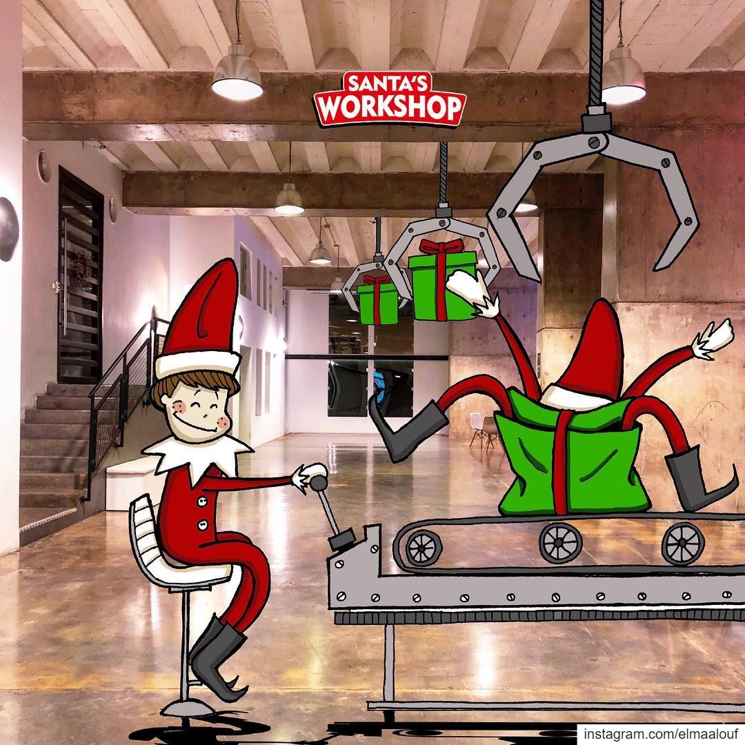 - GET ME OUT OF HERE!!!! 🎁- elfontheshelf ..... liveloveart ... (Santa's Workshop)