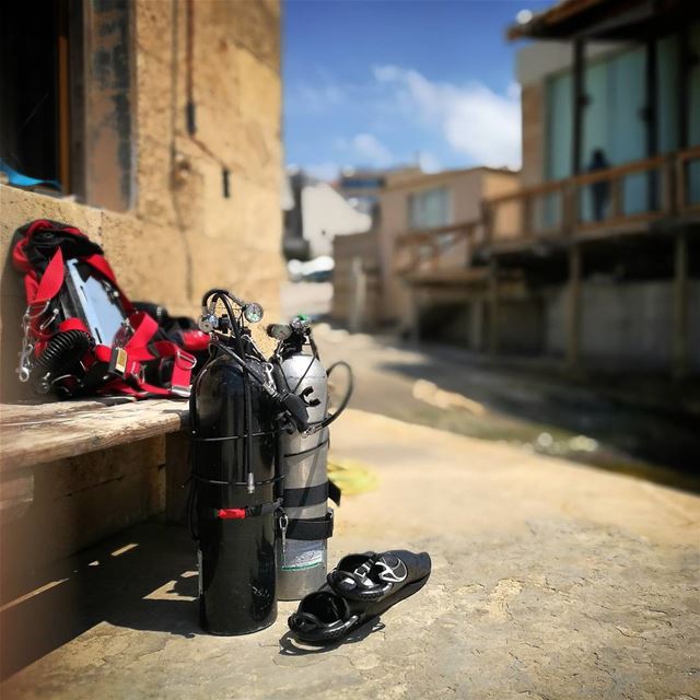 Getting doubled before a sidemount dive -  ichalhoub in  Batroun north ...