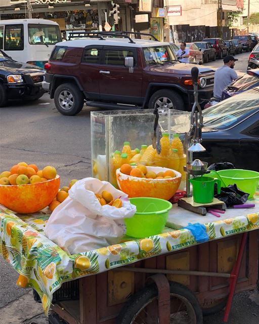 Getting his freshly-squeezed juice ready for tonight’s Iftar. ...