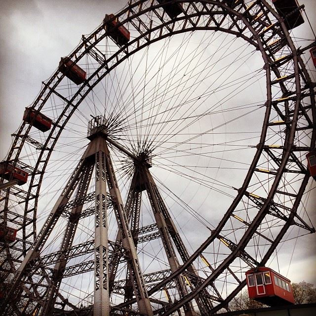  giant  Ferris  wheel  Wien  Vienna  ig_austria  ig_lebanon  igworldclub ... (Wiener Riesenrad)