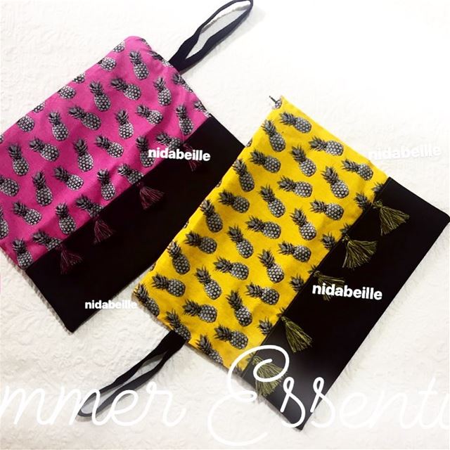 Girls just wana have some fun 🍹🍍🍍☀️Write it on fabric by nid d'abeille ...