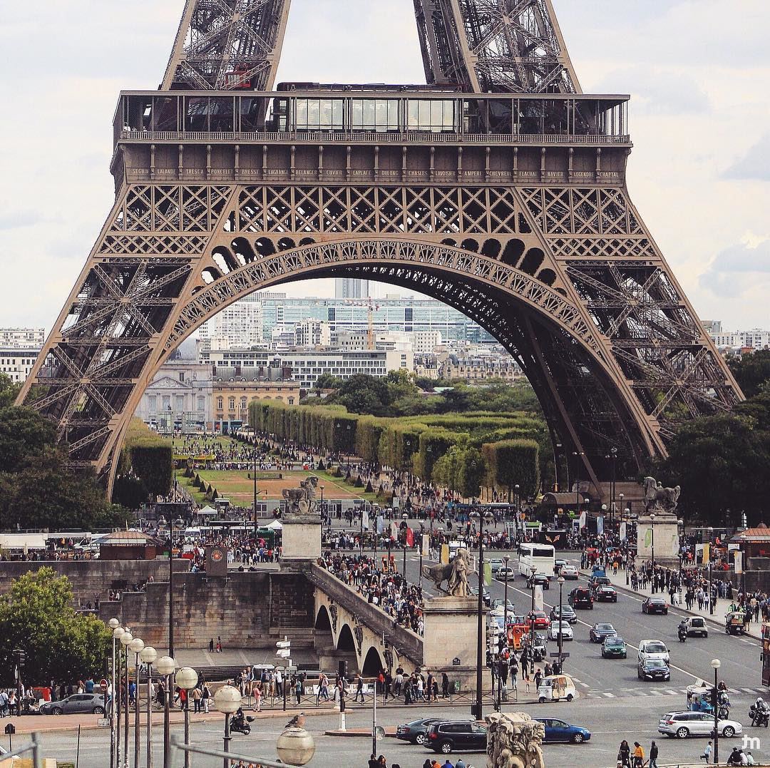 -Go Big or Go Home-... architecture  paris  france  travel  summer ... (Tour Eiffel - Place Du Trocadero, Paris, France)