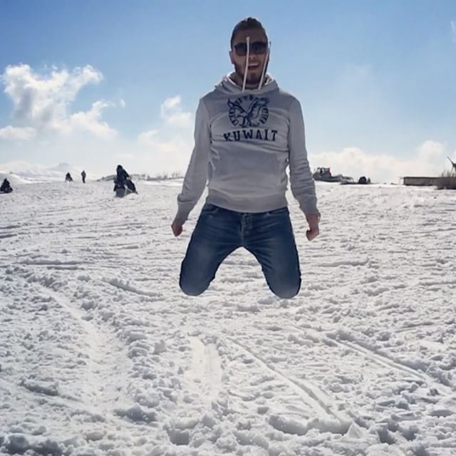 Go Up, and up!   🔝 .. jump  shoutout  up  upandup  snow  aim  aimhigh ... (Tannourine Cedars Nature Reserve)