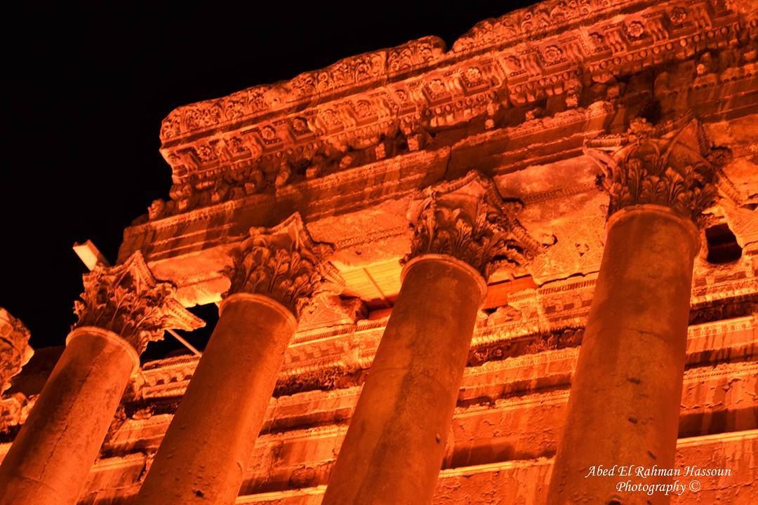 Go visit the ancient world, in  Baalbeck  Bacchus  BacchusTemple ... (Baalbek , Roman Temple , Lebanon)