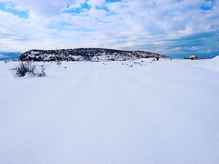 Go where you feel most alive!  snow  mountains  clouds  sunlight  field ... (Mazra`At Ash Shuf, Mont-Liban, Lebanon)