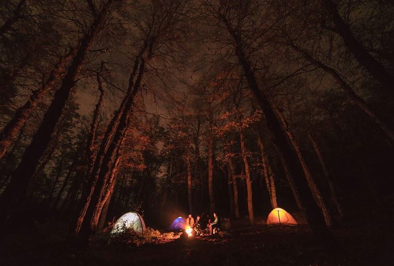 Go wild,For a while⛺.... camping camp adventure nightphotography... (Al Fnaydiq, Liban-Nord, Lebanon)
