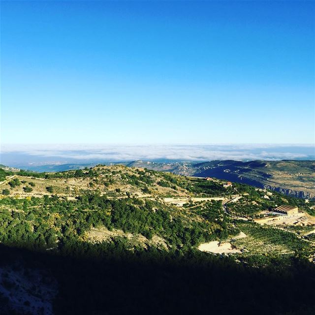 🙏 God Bless what a beautiful view from Nabi Ayoub Chouf 🙏  onlyfiliban ... (Niha Nabi Ayoub)