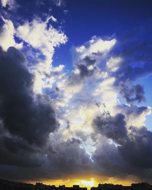 "God is creative." happyweekend  weekend  sunset  sky  cloud  clouds ... (Tripoli, Lebanon)