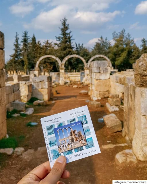 Going back to the 8th century, the Umayyad period⌛Anjar ruins 〰️ More in...