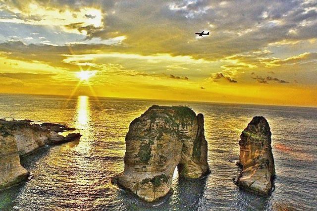 Good Evening from  Rawshe 🌅🇱🇧 (Rawshe-beirut)