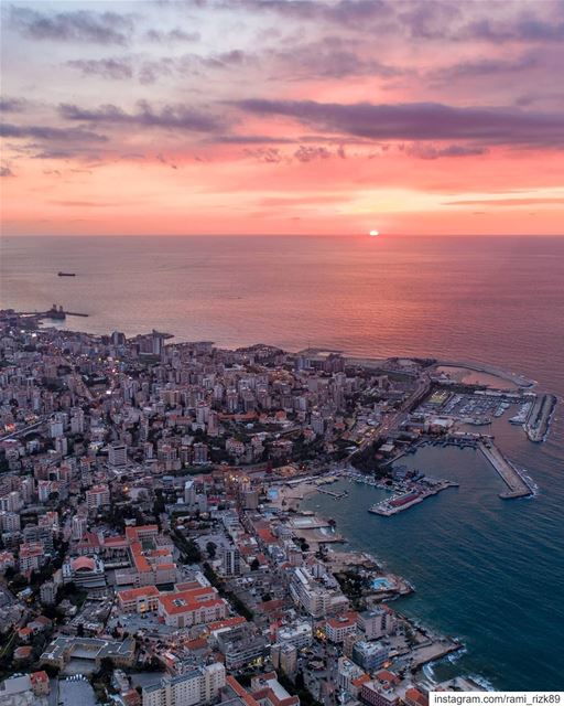 Good evening Jounieh 🌇.. .  jounieh  lebanon  dji  drones  quadcopter ... (Joünié)