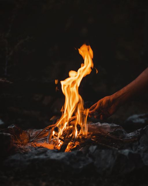 Good friends around a campfire is my idea of a great night out.......... (Hadeth El Joubbe, Liban-Nord, Lebanon)