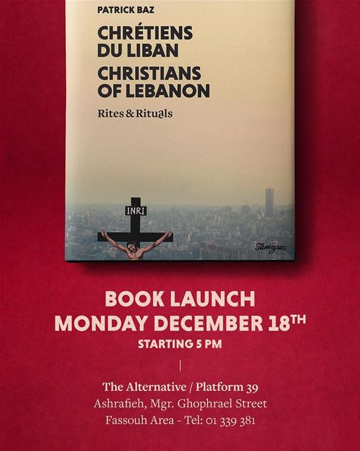 Good morning Beirut.  booklaunch  photographybook  christiansoflebanon ...