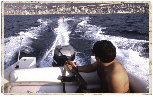 Good morning Beirut.  jounieh 1987.  cartespostalesdabsurdistan on sale @ka