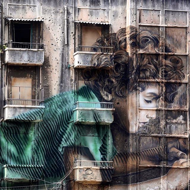 Good morning Beirut.  streetart  beirut  lebanon  pbzinbeirut ...