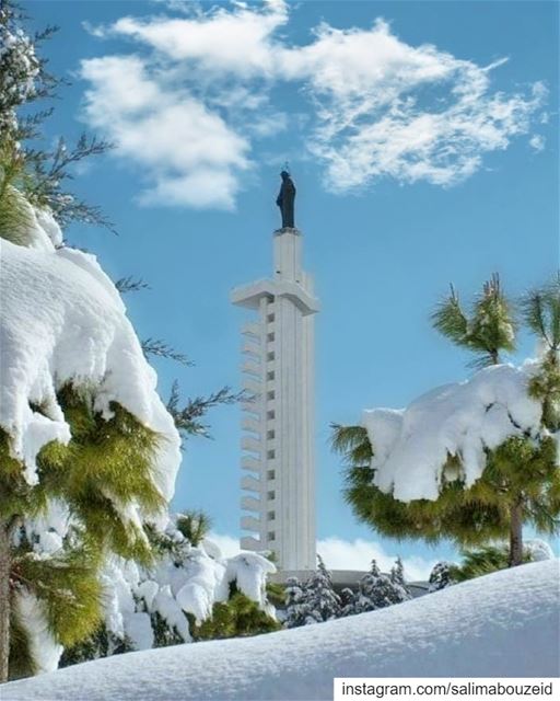 Good morning Dears 🌞💙Our Lady of Zahle and the Bekaa, is a Marian... (Zahlé, Lebanon)