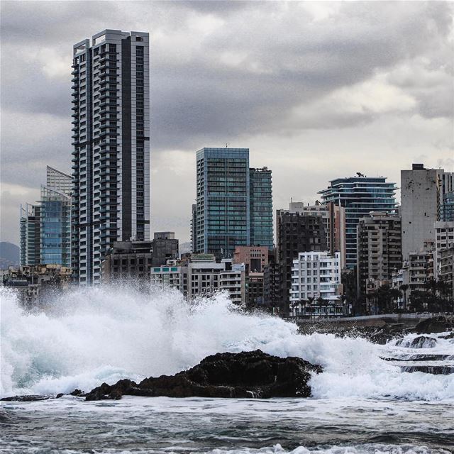 Good morning 😃 finally feels like Winter ⛈ (Beirut, Lebanon)