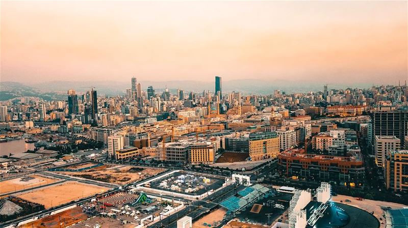 Good Morning from an angle of Beirut city that carries thousands of... (Beirut, Lebanon)