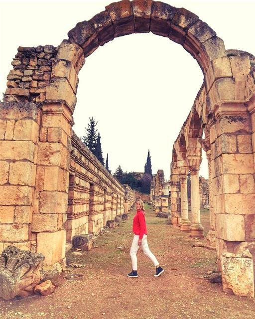 Good morning from Anjar 🙋‍♀️Every time I think I have discovered my... (`Anjar, Béqaa, Lebanon)