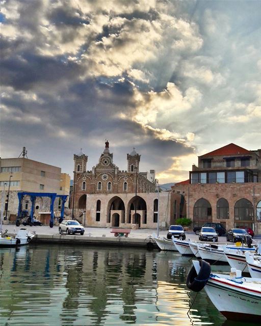 Good morning from  Batroun 's port Lebanon  Lebanese  Mediterranean  sea... (Port Batroun)