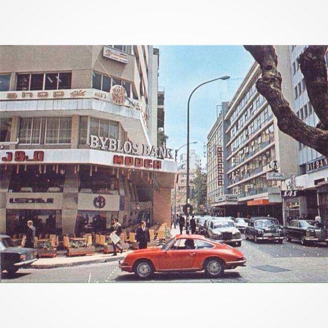 Good morning from Beirut Hamra street in 1974 .