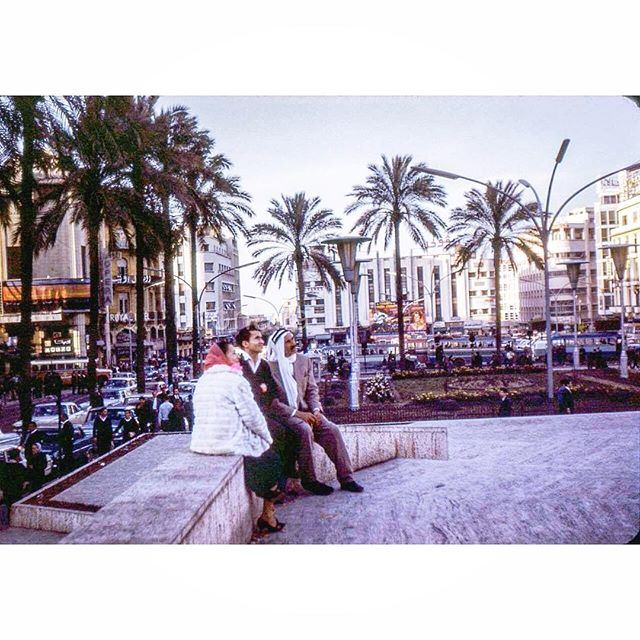 Good morning from Beirut Martyrs Square in 1975 .