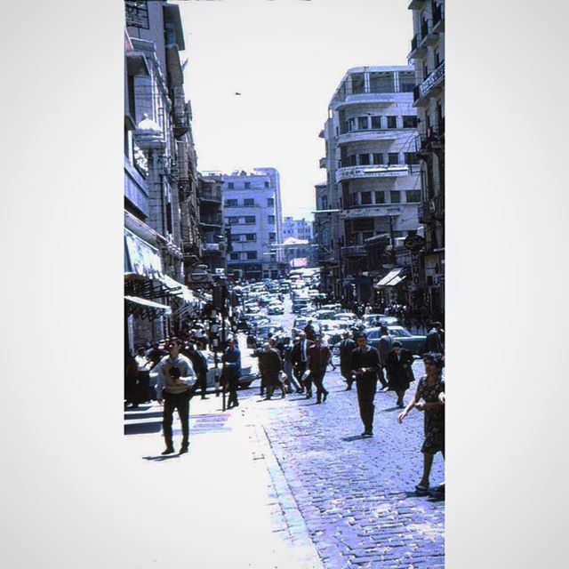 Good morning from Beirut Souks 1955 .