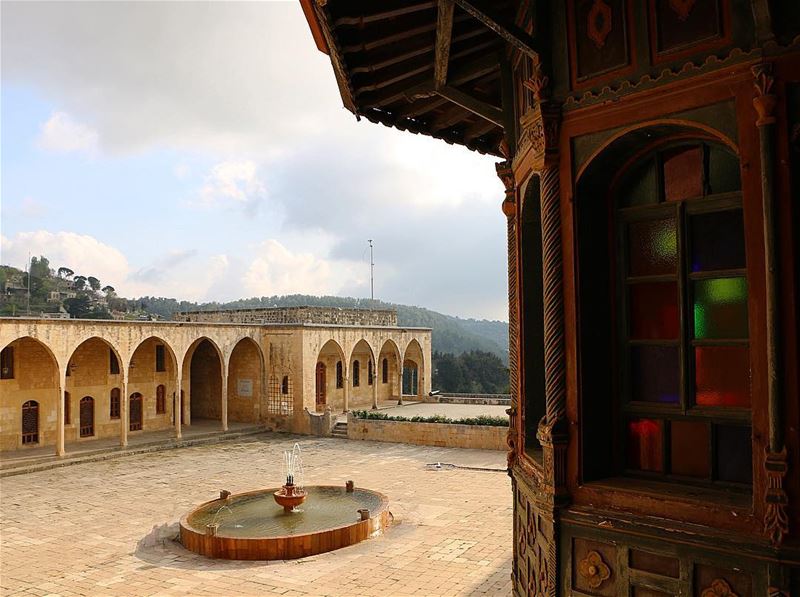 Good morning from beit el din.... beautifuldestinations oldhouse old... (Beiteddine Palace)