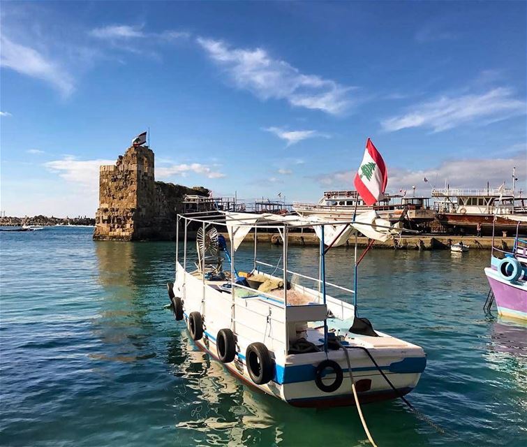 Good Morning from Byblos Jbeilصباح الخير من ميناء جبيل Photo taken by @ha (Byblos - Jbeil)