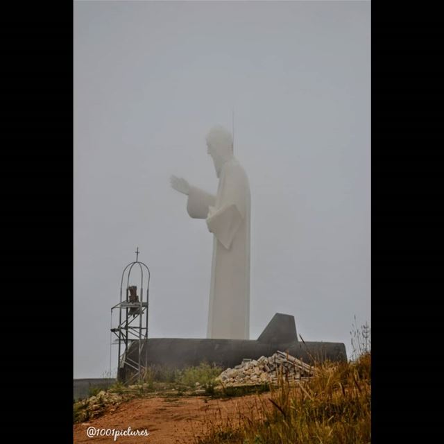 Good morning from the holy land of Saint Charbel..... lebanon  saint ... (Faraya, Mont-Liban, Lebanon)